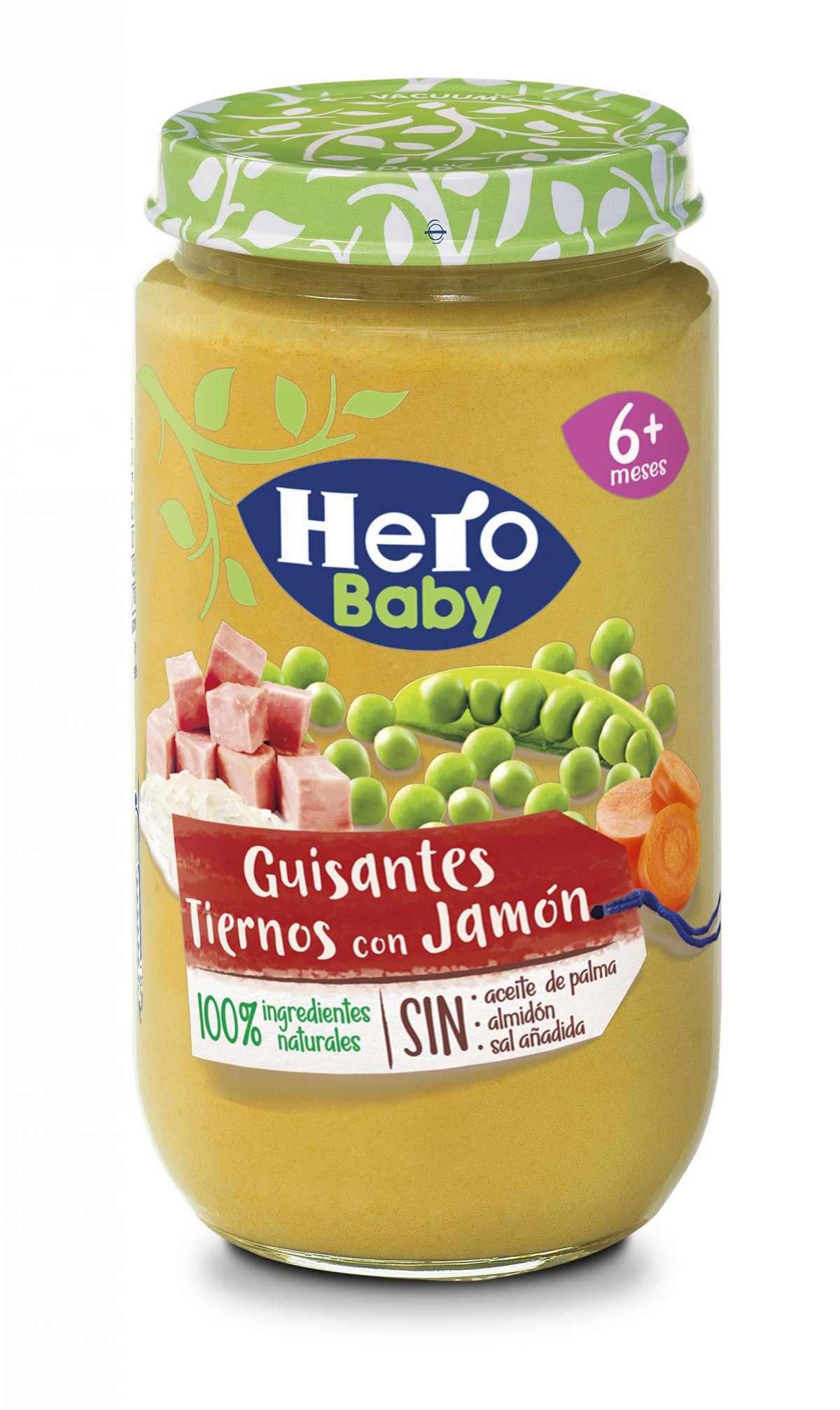 Comprar Potito hero baby jamon con guisantes 235gr. a partir de los 6  meses. en Cáceres