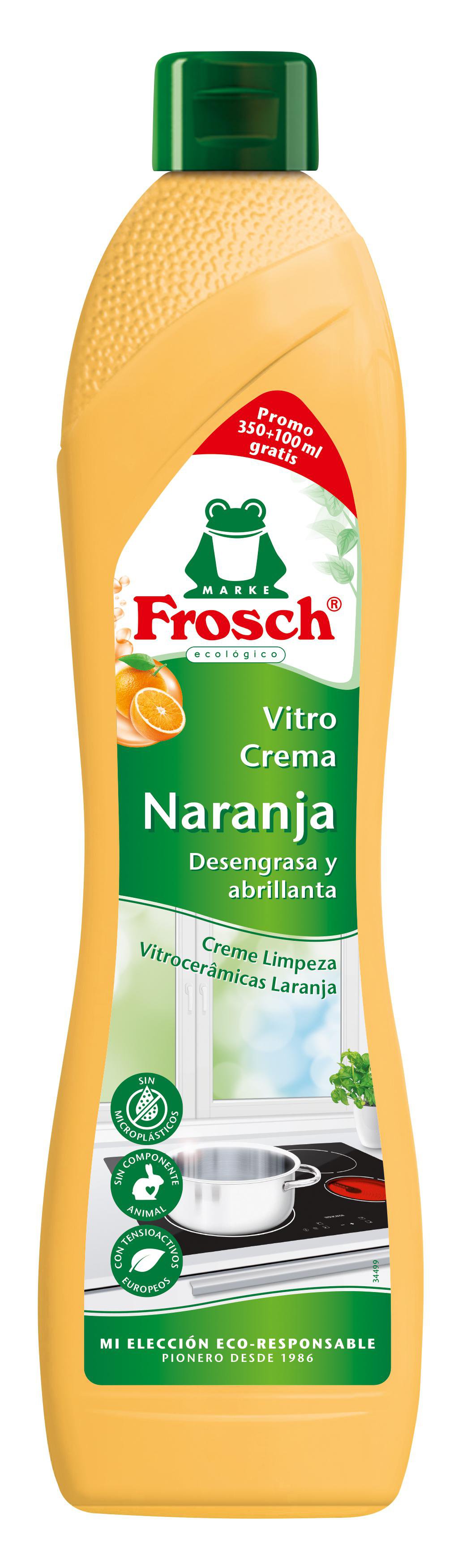Comprar Limpiador vitroceramica naranja froggy 500ml en Cáceres