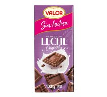 CHOCOLATE CON LECHE SIN LACTOSA VALOR 100gr