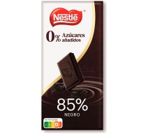 CHOCOLATE NEGRO 85% SIN AZUCAR NESTLE 115grs