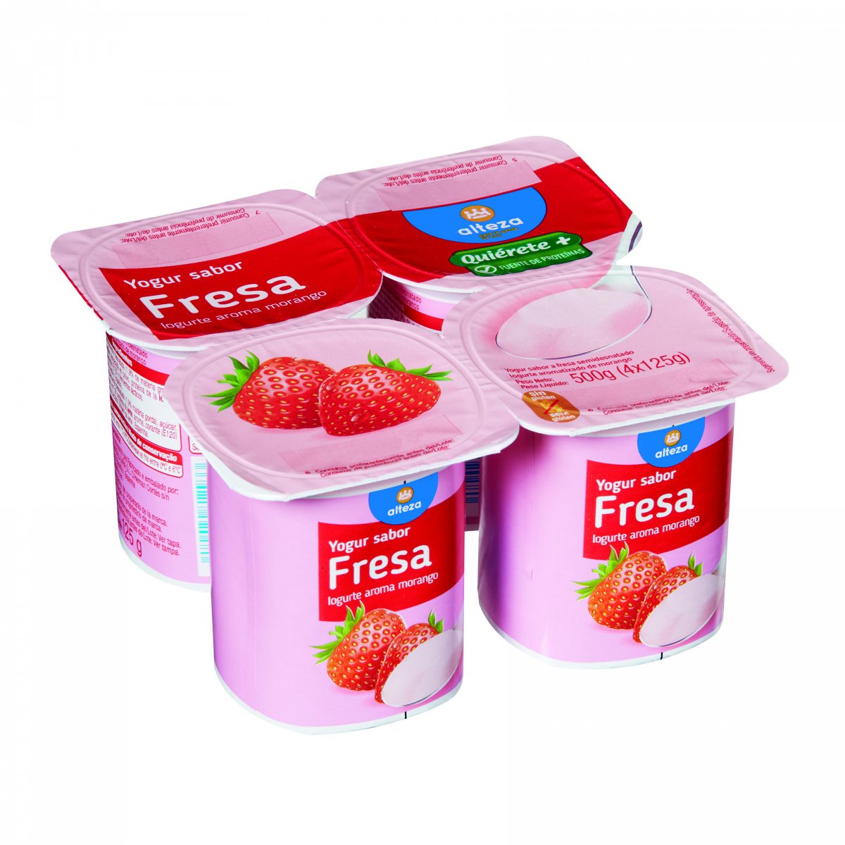 Comprar Yogur fresa alteza 4x125gr en Cáceres