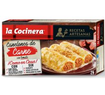 CANELONES DE CARNE CONGELADOS LA COCINERA 500gr
