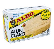 ATUN CLARO EN ACEITE DE OLIVA ALBO 167gr