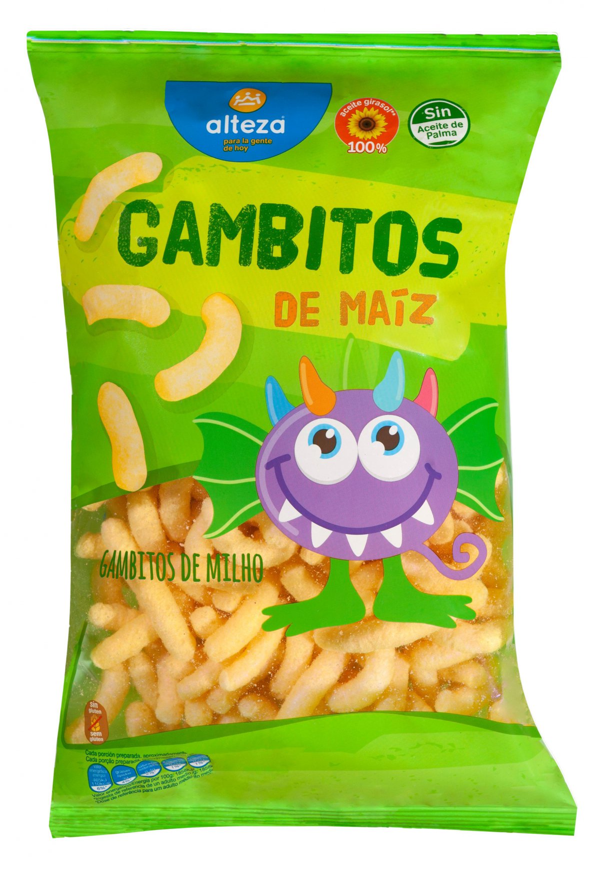Comprar Gambitos maiz alteza 80gr en Cáceres